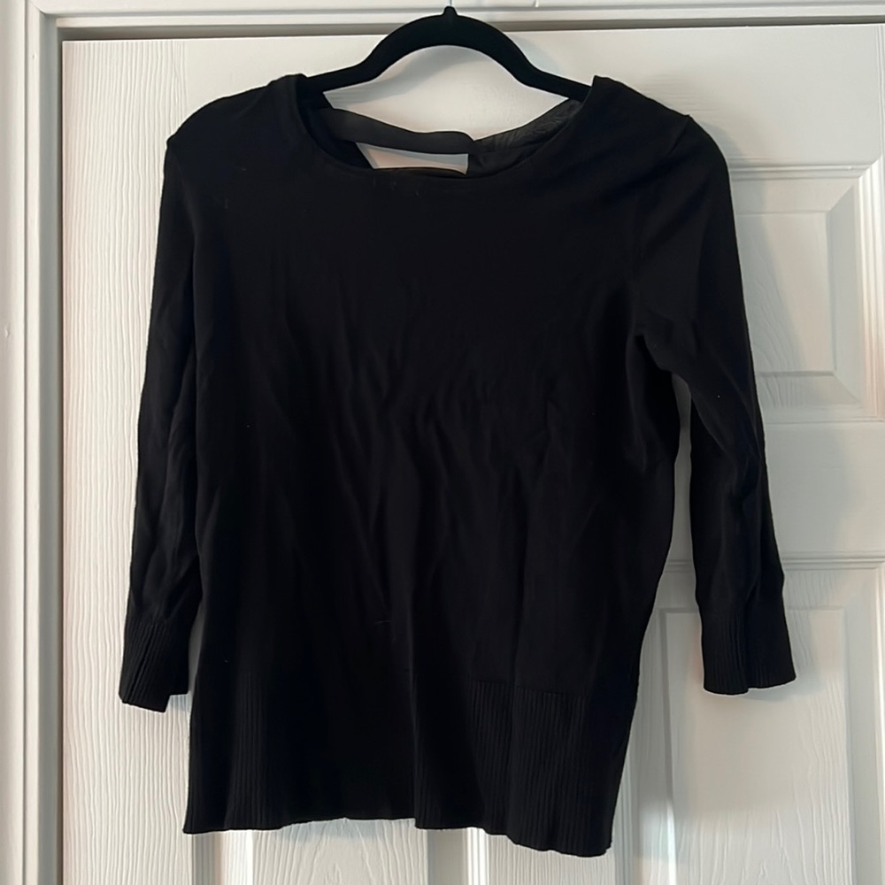 Laced back sweater